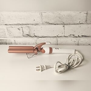 Rose Gold 3 Barrel Hair Waver Curling Iron Beach Waves